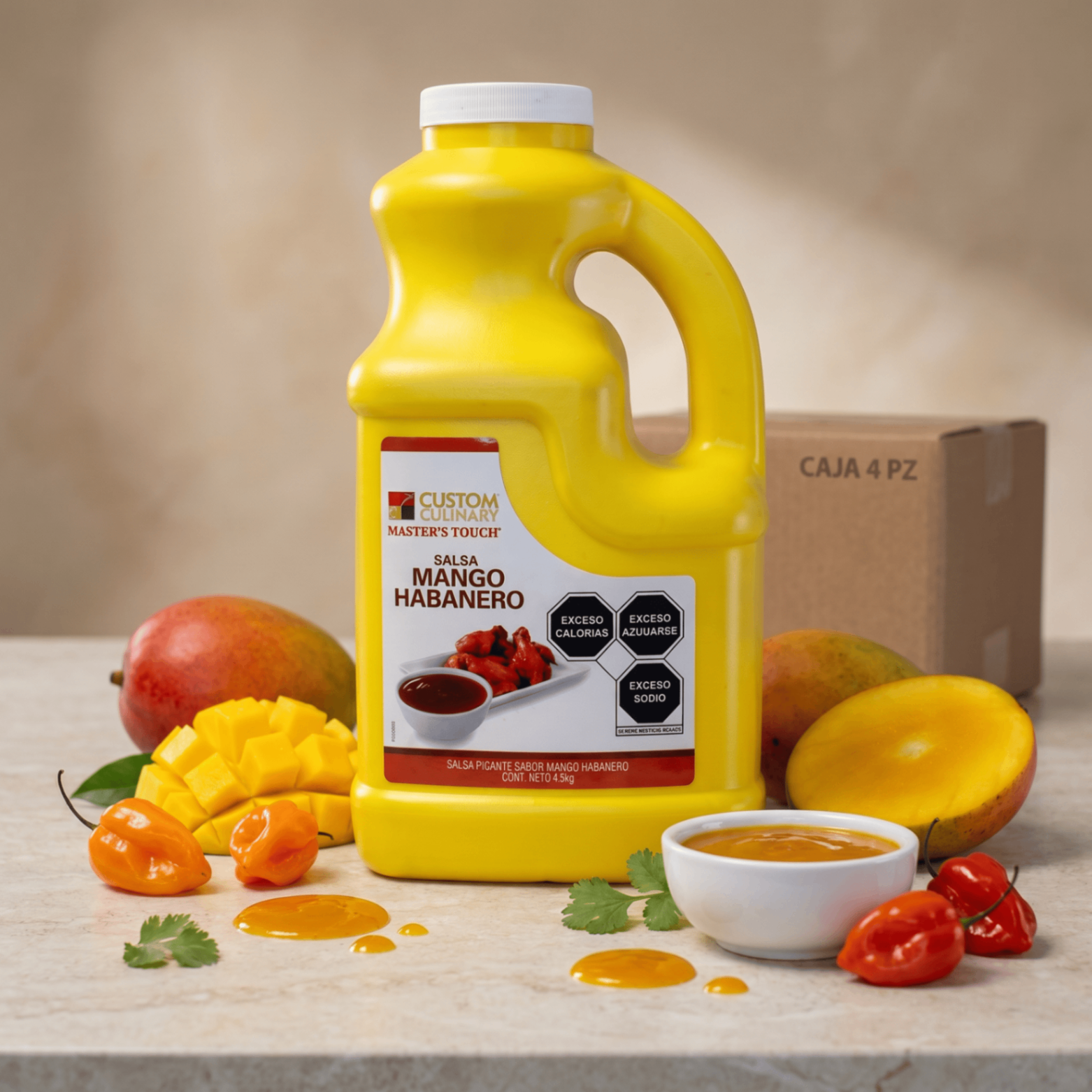 Salsa Mango Habanero Custom Culinary